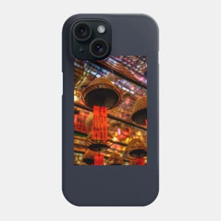 Man Mo Temple Incense Coil And Prayer Phone Case