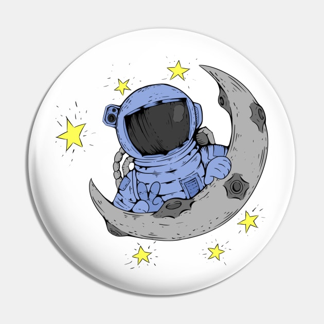 Astronaut Apollo 11 Pin by artbypond