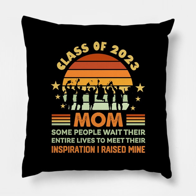 Proud Senior Mom Class of 2023 Pillow by FrancisDouglasOfficial