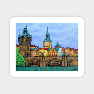 Colours of Prague, Czech Republic Magnet