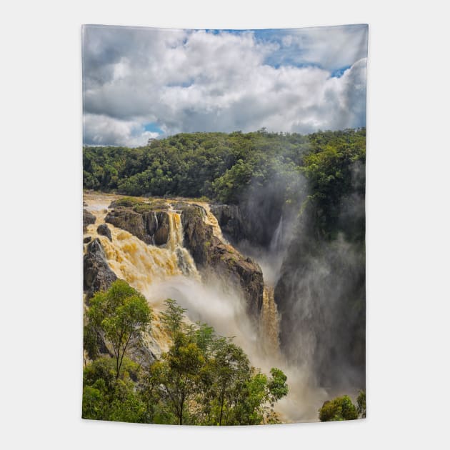 Beautiful Barron Falls at Kuranda Tapestry by hereswendy