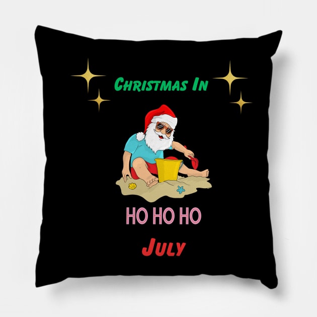 Christmas in July Pillow by Shopkreativco