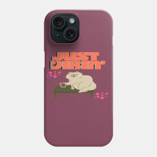 Just Vibin' (Cat) Phone Case