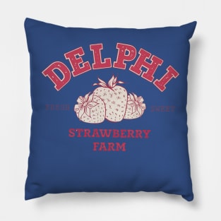 Delphi Strawberry Farm Service Fresh Sweet Percy Pillow