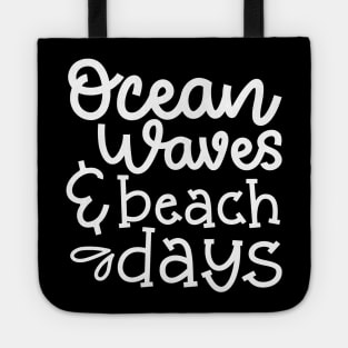 Ocean Waves And Beach Days Vacation Cruise Tote