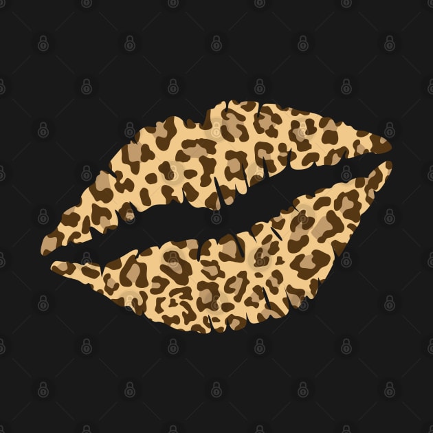 Leopard Print Lips by CraftyCatz