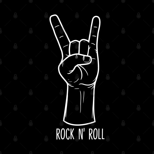 Rock N Roll Hand Sign by Tee Tow Argh 