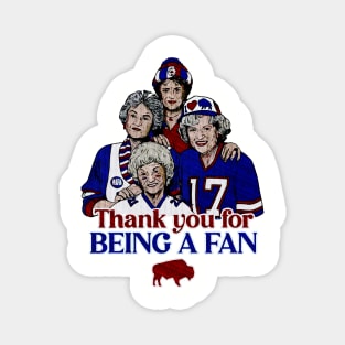 Golden Girls fan buffalo bills Magnet