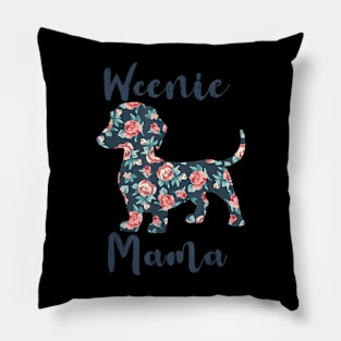 Dachshund  Weenie Mama Weiner Dog Mom  Women Pillow