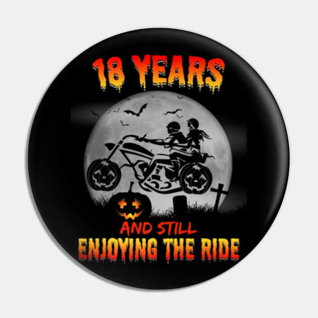 18th Wedding Anniversary Gifts For Herhim Halloween Shirts Halloween Pin Teepublic