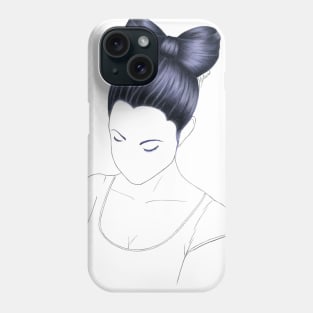 Bow hair Phone Case