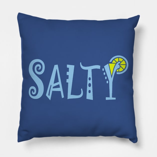 Salty Margarita Pillow by Etopix