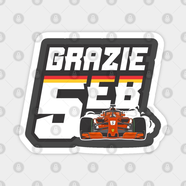 Grazie Seb Magnet by jaybeetee