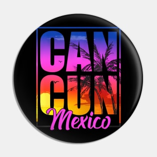 CANCUN MEXICO 2024 Vacation Beach Family Pin