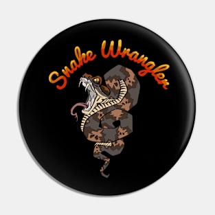 Snake Wrangler Cottonmouth Pin