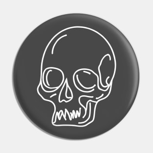 Cartoony skull Pin