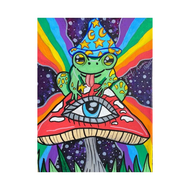 Frog Wizard by Stay Weird Studio Art