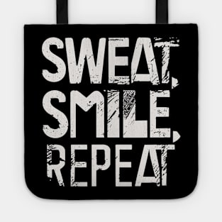 Grungy Fitness Motivation T-Shirt | Unisex Workout Apparel | Unique Funny Healthy Life Gift Idea for Sports Enthusiasts Tote