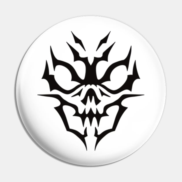 Ainz Ooal Gown Momonga Black Player Logo Pin by Animangapoi