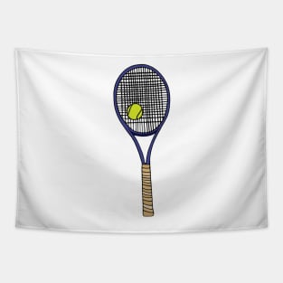 Tennis Racket Tapestry