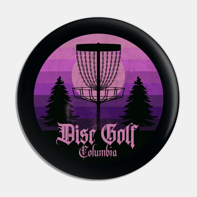 Disc Golf Columbia Sunday Pin by CTShirts