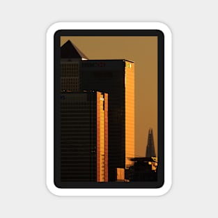 Skyscrapers sunset Magnet