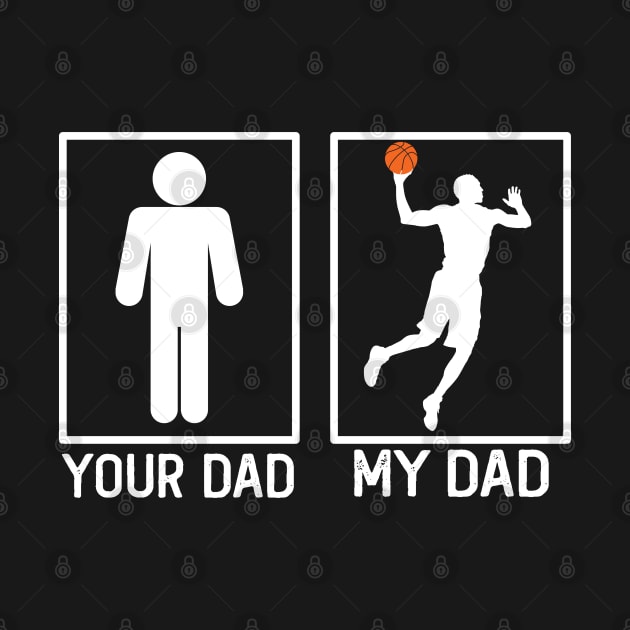 Basketball Your Dad vs My Dad Shirt Basketball Dad Gift by mommyshirts