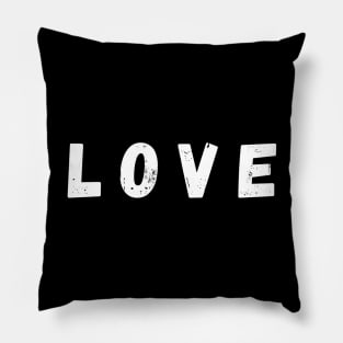 Love - White Pillow