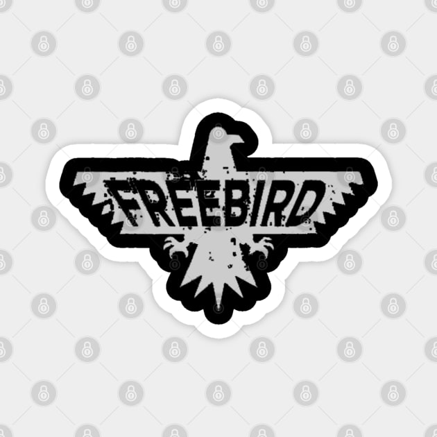 LyricLyfe Tee - FREE BIRD BY RONNIE VAN ZANT & ALLEN COLLINS Magnet by indahdevita