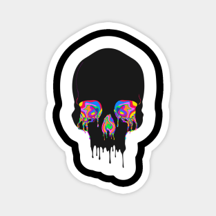 splash eyes skull Magnet