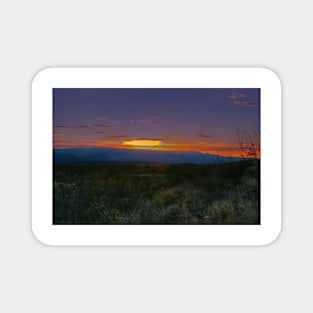 Big Bend Sunset2 Magnet