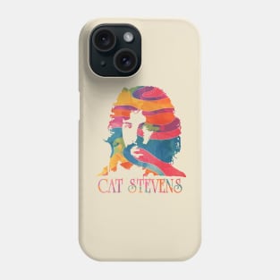 cat stevens psychedelic graphic Phone Case