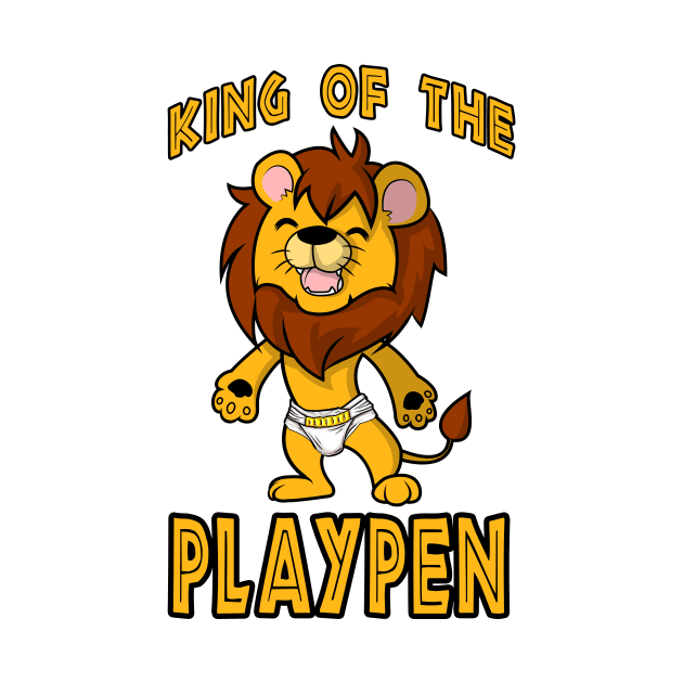 Baby Lion Cub King of the Playpen ABDL / FURRY Design by NaughtyBoyz