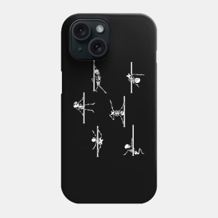 Skeleton Pole Dancing Club Phone Case