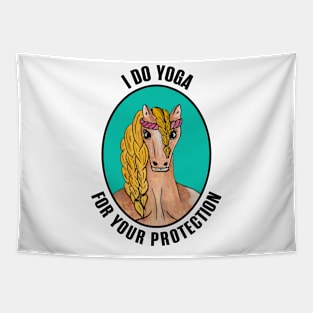 Yoga Horse Tapestry