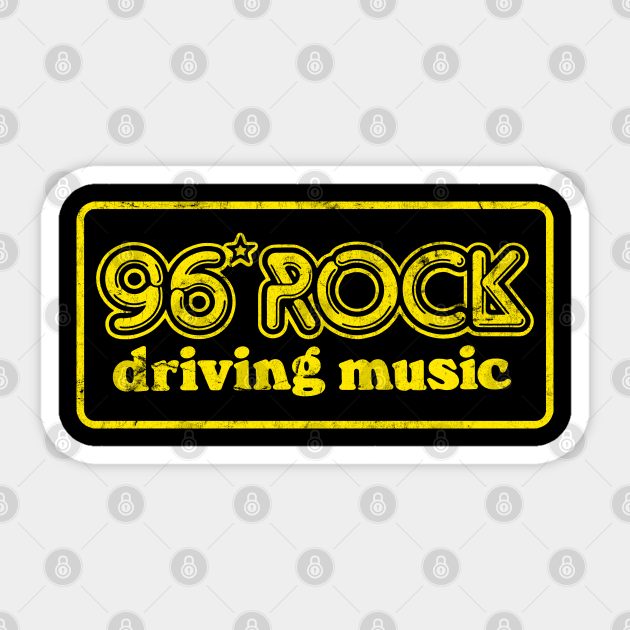 96 Rock KADI St. Louis, Missouri - Radio Station - Sticker | TeePublic