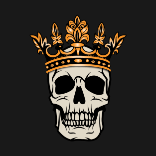 Menacing Skull Crown King T-Shirt