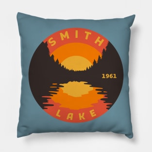 Smith Lake 1961 Classic Circle Design 2 Pillow