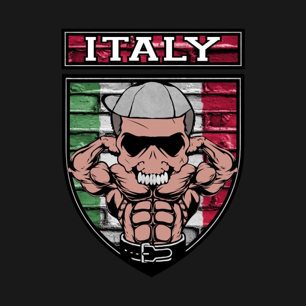 Italian Muscle italy flag by Jakavonis