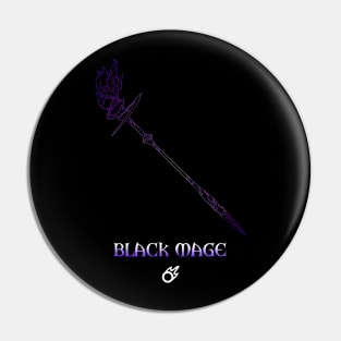 Black Mage Fantasy Weapon Pin