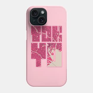 Tokyo, Japan City Map Typography - Blossom Phone Case