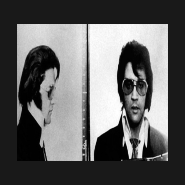Elvis Mugshot Elvis TShirt TeePublic