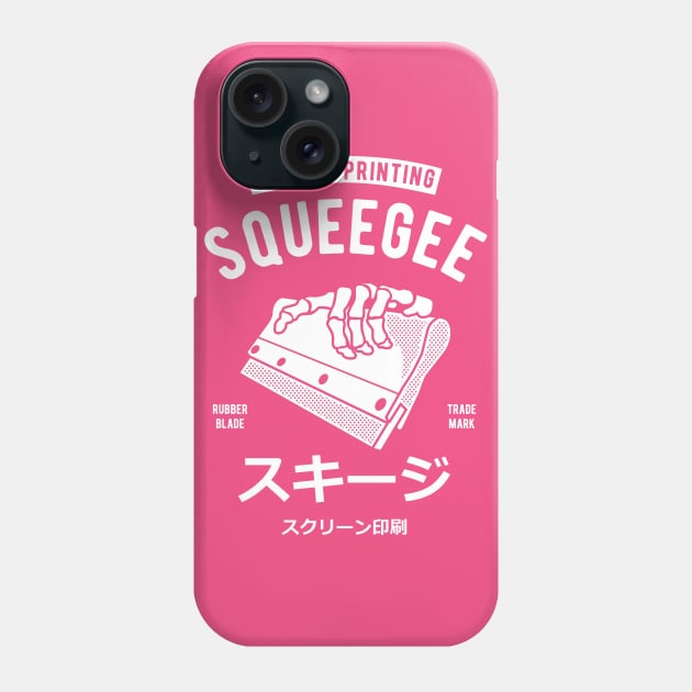 Japanese screen printing style Phone Case by Superfunky