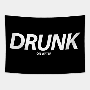 Drunk On Water Hydro Homies White Tapestry