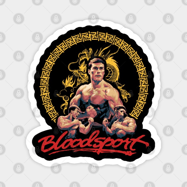 Bloodsport Fighting Classic Magnet by OrcaDeep