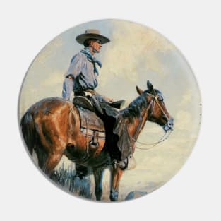 Cowboy by William Dunton Pin