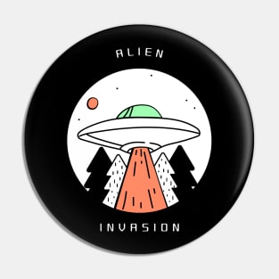 Alien Invasion Pin