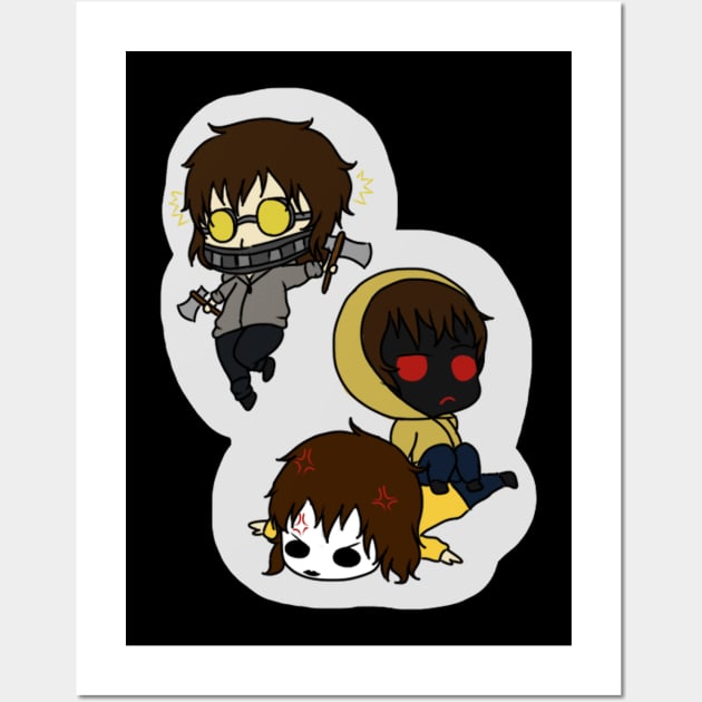 Hoodie Creepypasta Poster Print 