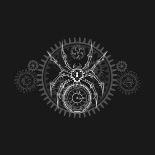 White Mechanical Spider ( Steampunk ) T-Shirt