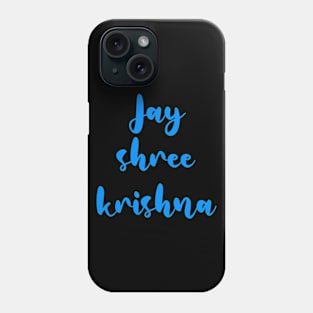 Jai shree krishna for Krishna lovers Phone Case